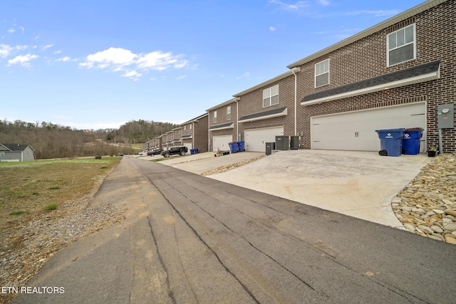 exterior space with a residential view