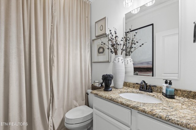 1022 Providence Grove Way, Knoxville, TN 37919 - bathroom featuring vanity and toilet