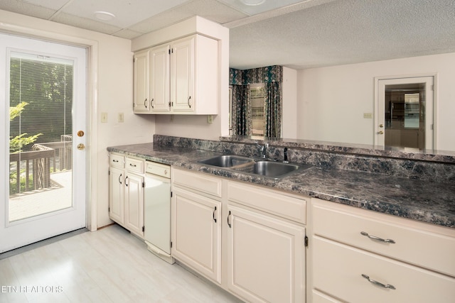 123 Manor Rd, Clinton, TN 37716 - kitchen featuring a sink, light wood-style floors, and dishwasher
