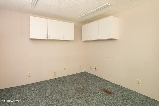 123 Manor Rd, Clinton, TN 37716 - carpeted empty room with a textured ceiling