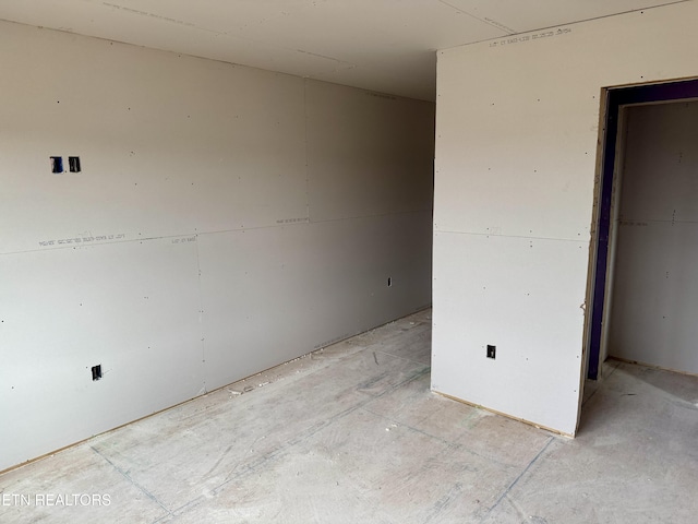 view of empty room