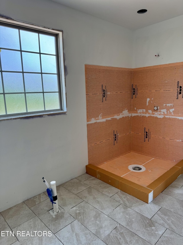 2131 Lantern Park Ln, Knoxville, TN 37932 - bathroom with a stall shower and tile patterned flooring