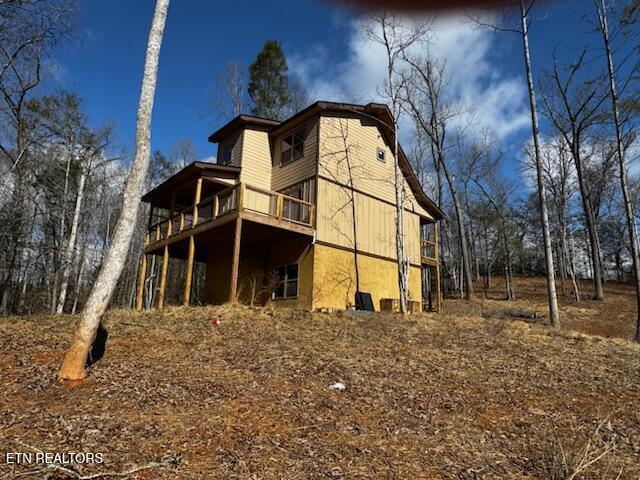 view of back of property