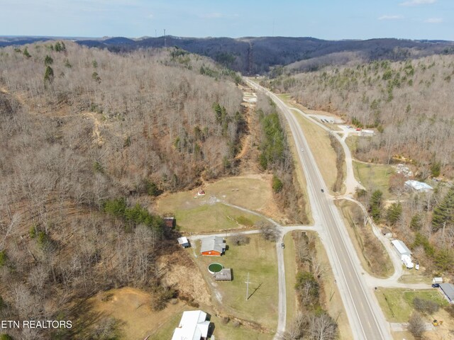 4662 Baker Hwy, Huntsville, TN 37756 - aerial view with a wooded view