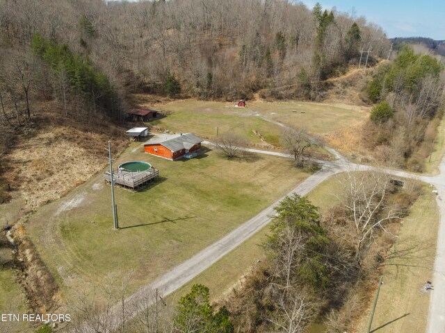 4662 Baker Hwy, Huntsville, TN 37756 - bird's eye view with a rural view and a forest view