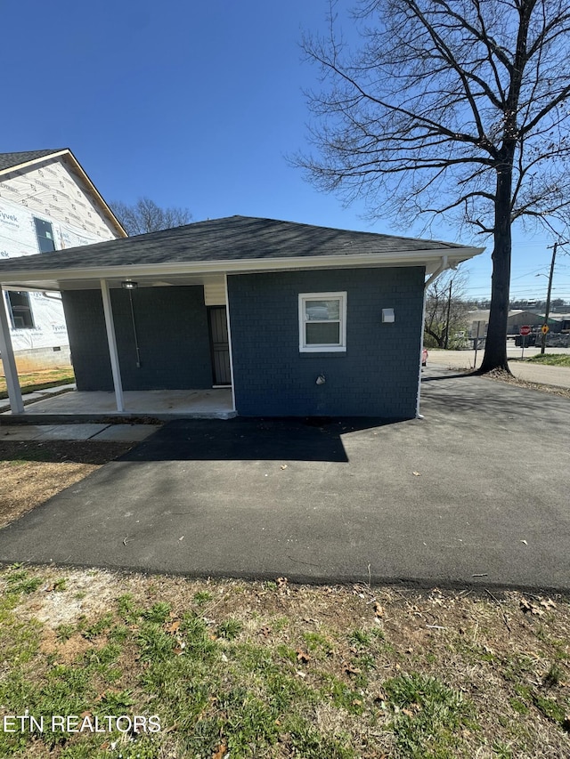 view of rear view of house