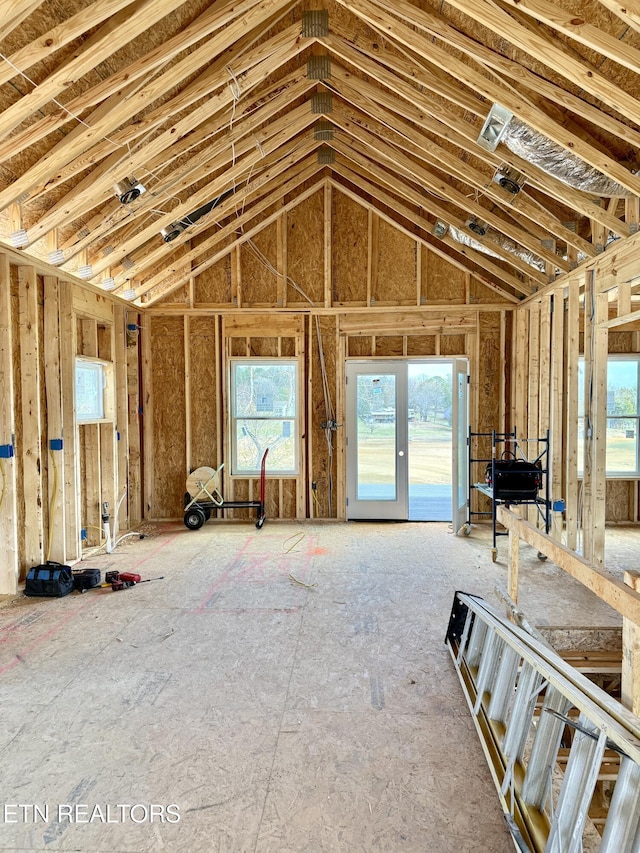 179 Lakeshore Bay Dr, Jefferson City, TN 37760 - miscellaneous room with lofted ceiling
