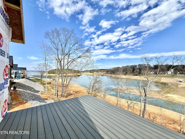 179 Lakeshore Bay Dr, Jefferson City, TN 37760 - deck featuring a water view