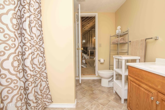 107 Sunny St, Sharps Chapel, TN 37866 - full bathroom with toilet, a shower with shower curtain, and vanity