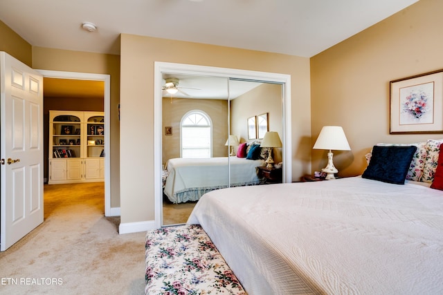 1120 Treymour Way, Knoxville, TN 37922 - bedroom featuring a closet, light colored carpet, and baseboards