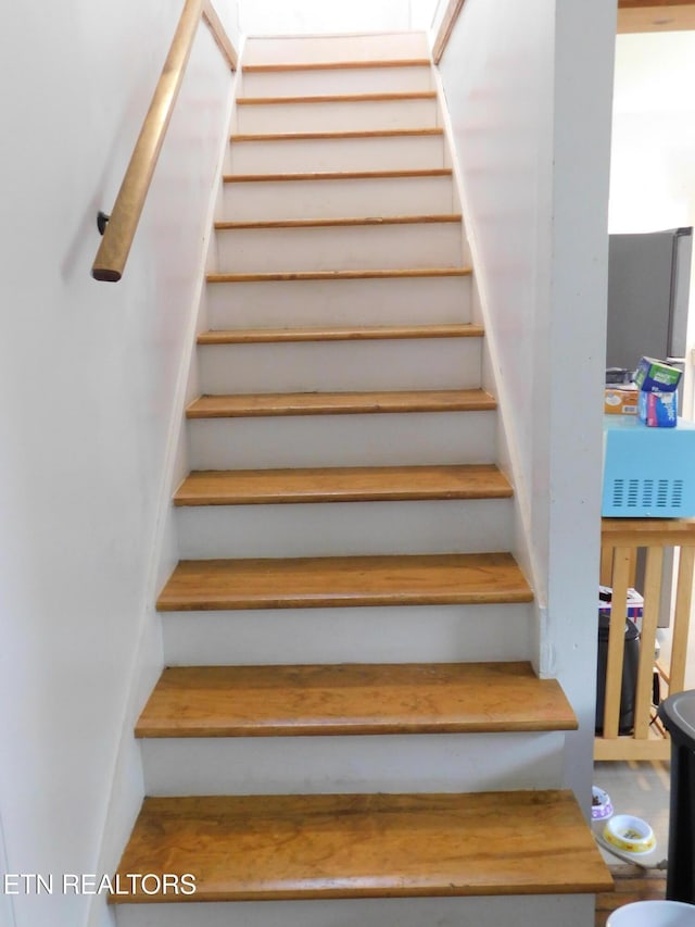 view of staircase