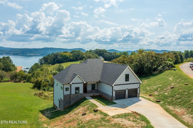 736 Cow Poke Ln, Rutledge, TN 37861 - bird's eye view featuring a water view
