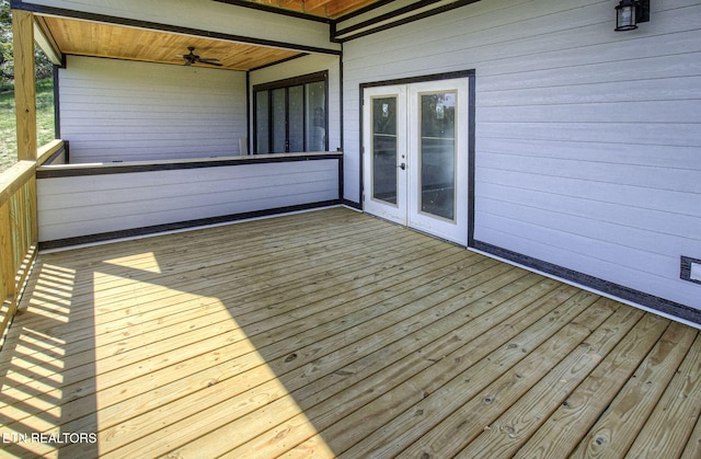 736 Cow Poke Ln, Rutledge, TN 37861 - wooden terrace featuring french doors