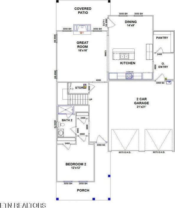 423 Ivey Farms Ln, Farragut, TN 37934 - room layout