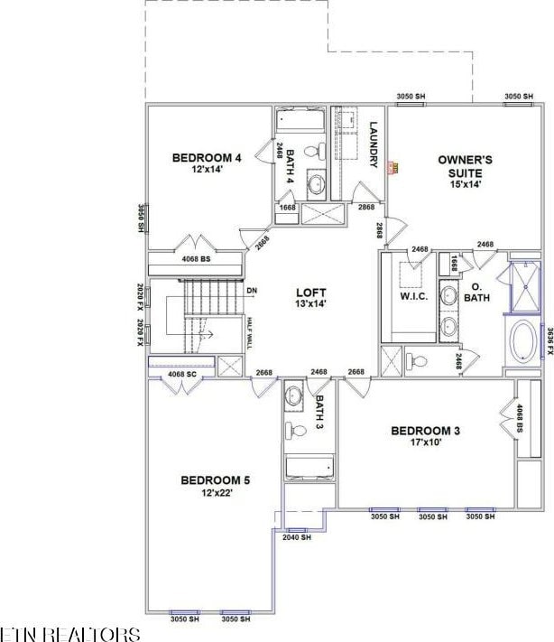 423 Ivey Farms Ln, Farragut, TN 37934 - room layout
