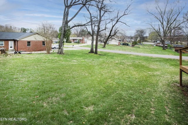 view of yard