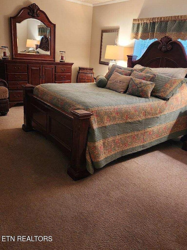 145 Liles Ln, Rocky Top, TN 37769 - bedroom featuring carpet flooring and ornamental molding