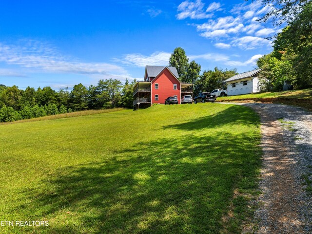 2560 Schisandra Ln Lane, Cosby, TN 37722 - view of grassy yard with driveway