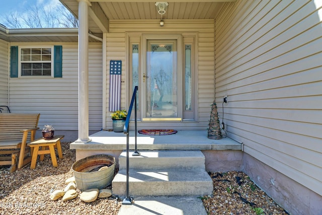 view of property entrance