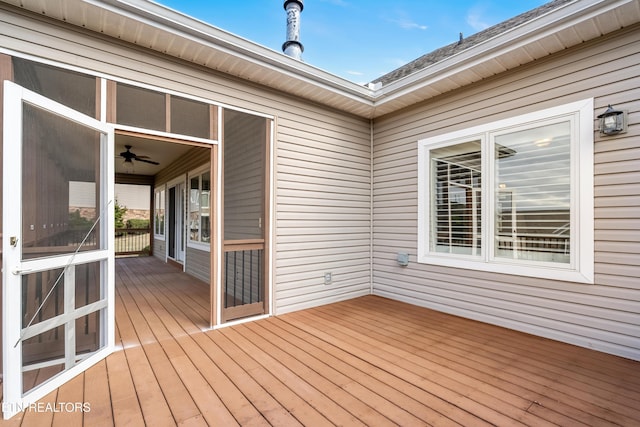 view of deck