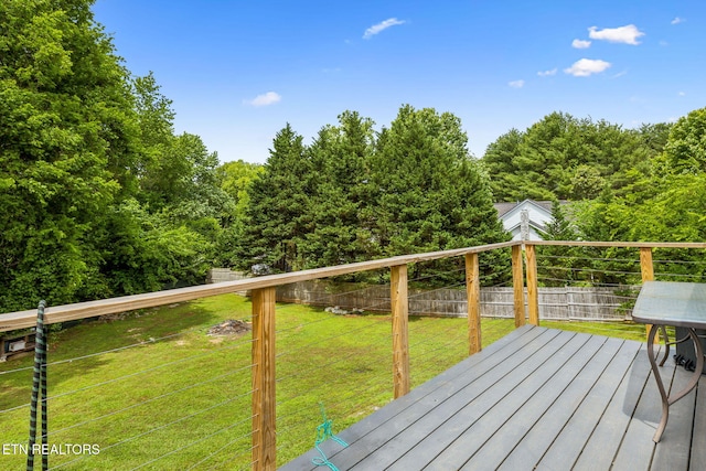 4720 Scenic Point Dr, Louisville, TN 37777 - view of wooden terrace