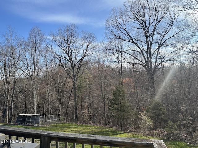 152 Country Way Dr, Lafollette, TN 37766 - view of yard with a wooded view