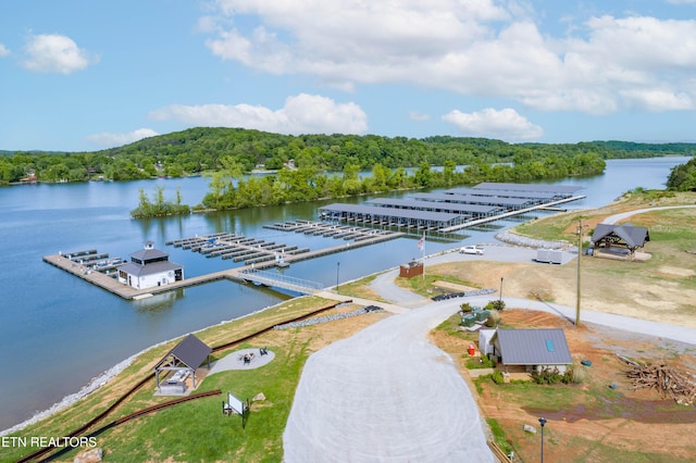 480 Indian Cave Dr, Loudon, TN 37774 - drone / aerial view of a nearby body of water and a forest