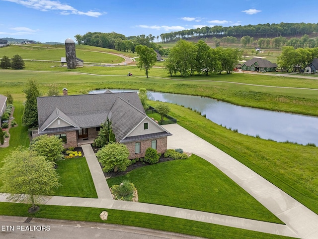 480 Indian Cave Dr, Loudon, TN 37774 - view from above of property with a large body of water