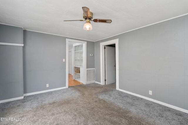 869 Poplar Grove Rd, Harrogate, TN 37752 - carpeted spare room featuring ceiling fan and baseboards