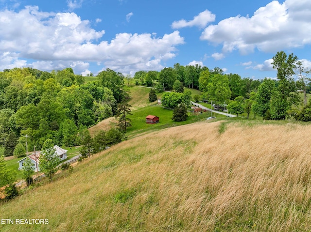 869 Poplar Grove Rd, Harrogate, TN 37752 - aerial view of sparsely populated area with a heavily wooded area