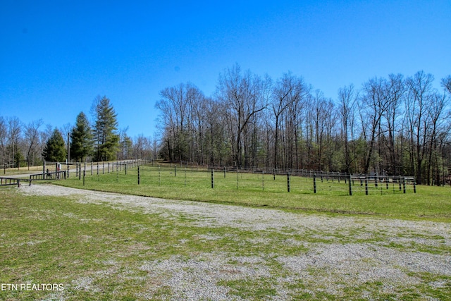 145 Horse Haven Rd, Allardt, TN 38504 - view of yard featuring a rural view and fence