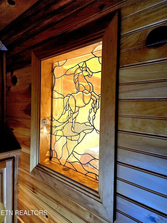 145 Horse Haven Rd, Allardt, TN 38504 - interior details featuring wooden walls