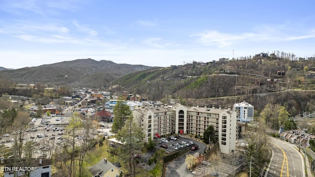 102 Baskins Creek Byp Unit 604, Gatlinburg, TN 37738 - drone / aerial view with a mountain view