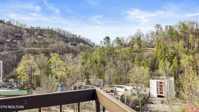 102 Baskins Creek Byp Unit 604, Gatlinburg, TN 37738 - balcony with a view of trees