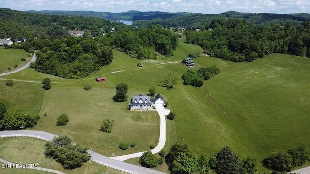 277 Deerfield Way, Lafollette, TN 37766 - aerial view of a forest and mountains