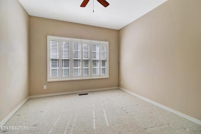 18 Inwood Dr, Fairfield Glade, TN 38558 - unfurnished room featuring baseboards, ceiling fan, visible vents, and carpet