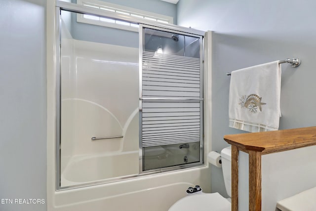 18 Inwood Dr, Fairfield Glade, TN 38558 - full bath with radiator, toilet, and shower / bath combination with glass door