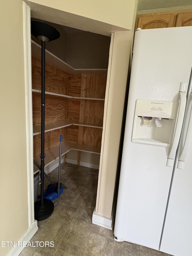 view of storage area