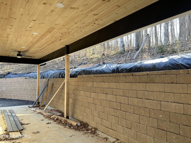 view of patio / terrace with fence