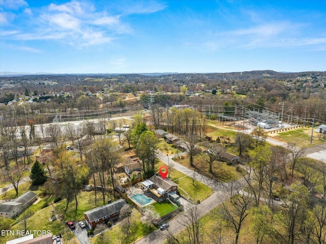 drone / aerial view