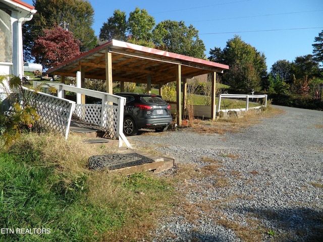 519 Temple Rd, Seymour, TN 37865 - view of car parking featuring driveway and a detached carport