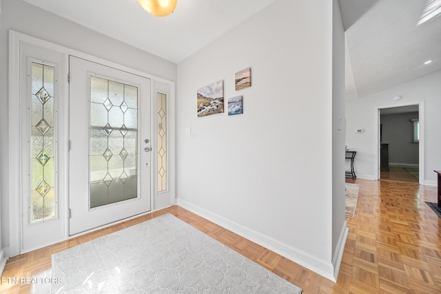 3576 E Atherton Ln, Baneberry, TN 37890 - entrance foyer with baseboards and vaulted ceiling