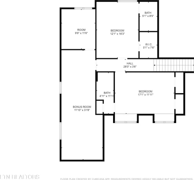 1647 Banebury Ln, Alcoa, TN 37701 - view of floor plan / room layout
