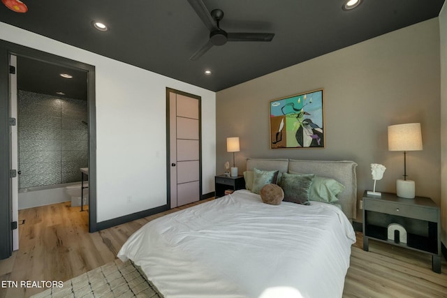 210 Granite Dr, Sevierville, TN 37876 - bedroom featuring wood finished floors and recessed lighting