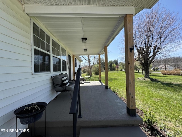 1347 Leffle Webb Rd, Crossville, TN 38572 - view of patio with covered porch