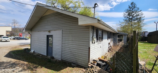 view of home's exterior