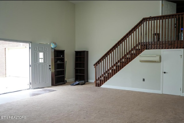 891 Forgety Rd, Jefferson City, TN 37760 - entryway with carpet, stairway, and a high ceiling