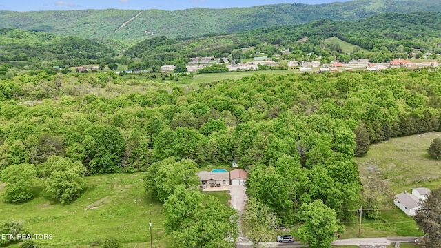 160 Walnut Ln, Rutledge, TN 37861 - drone / aerial view with a view of trees and a mountain view