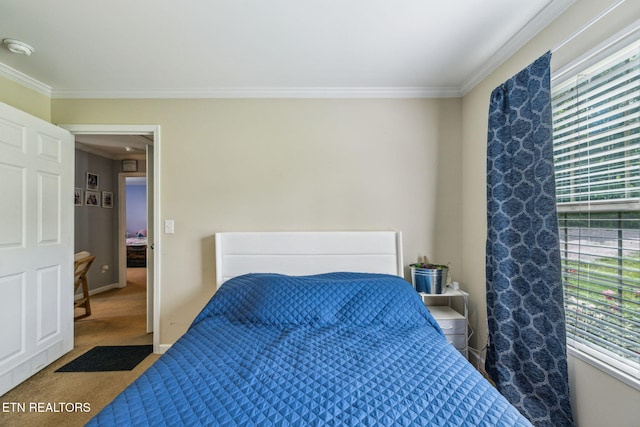 160 Walnut Ln, Rutledge, TN 37861 - carpeted bedroom featuring crown molding