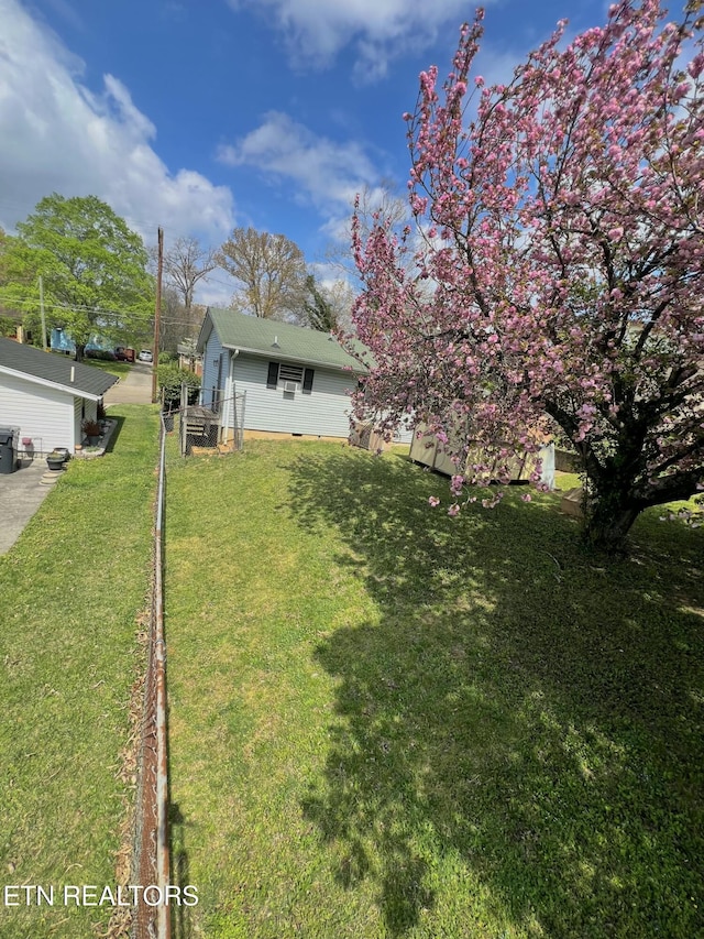 view of yard